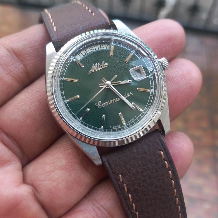 Mido Commander President Daydate vintage