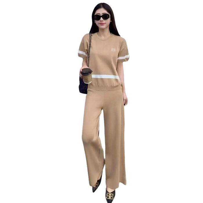 Arsofashionshop/Stelan Cp Rajut Kombi Lis 4764/Set Wanita Korea Setelan Rajut Import Pakaian Wanita 