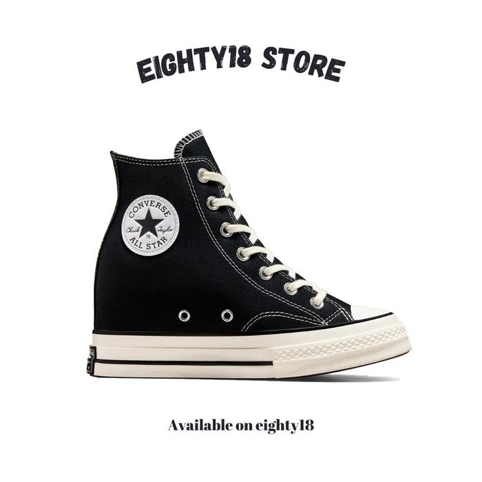 Converse CT HI 70s Wedge Black White