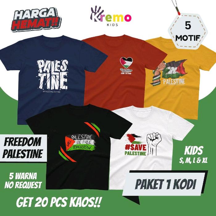 PAKET USAHA [KREMOKIDS] 1 KODI FREEDOM PALESTINE