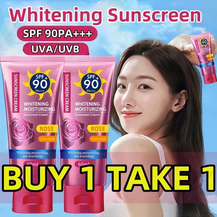60ml Facial Tinted Sunscreen Cream SPF90+ High Protection UV PLUS Anti Aging