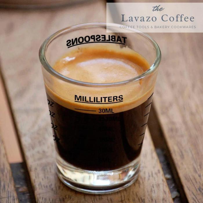 Espresso Shot Glass | Gelas Ukur Takar Kopi Espresso | Sloki