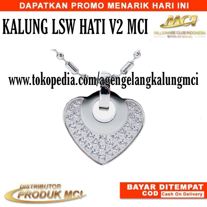 Kalung Wmp Lsw Shell Mci / Kalung Mci Original / Kalung Pendant Rantai Mci / Laung Kesehatan Wanita