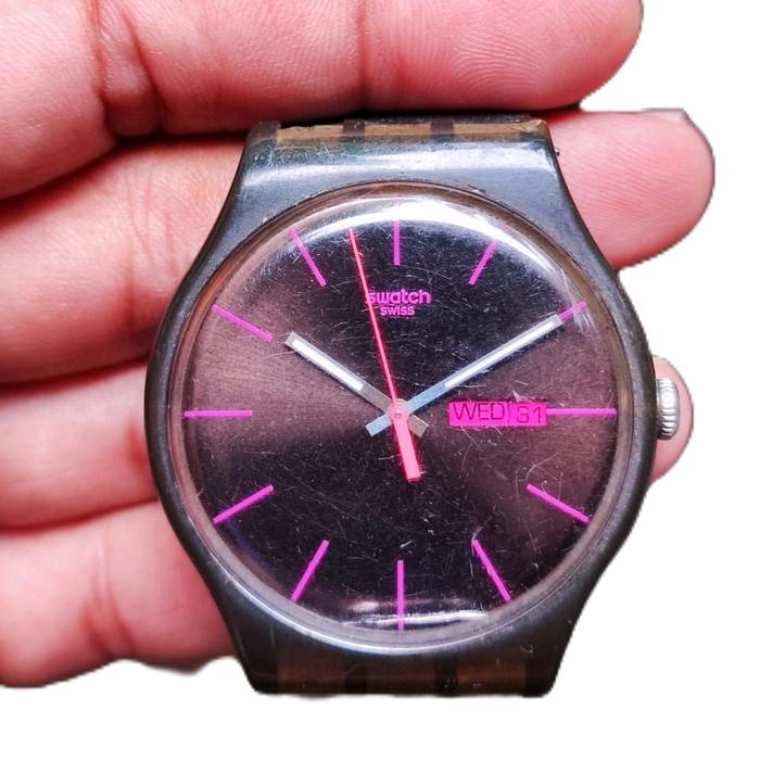 Jam Tangan Swatch Day Date Ori Kondisi Rusak Mati