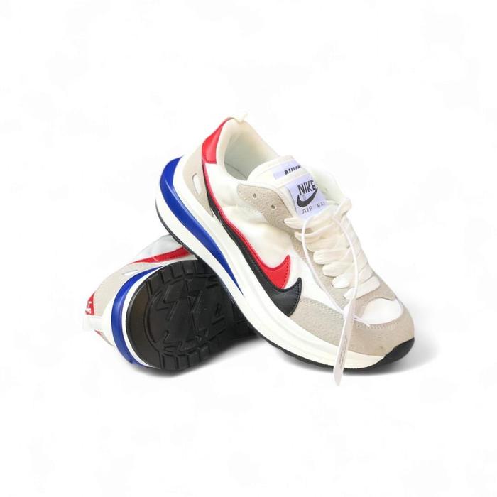 Sneakers Pria Nike Air Max Sacai LD-Zero Style – Putih Merah Biru Premium Quality
