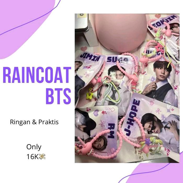RAINCOAT KEYCHAIN BTS ARIRANG