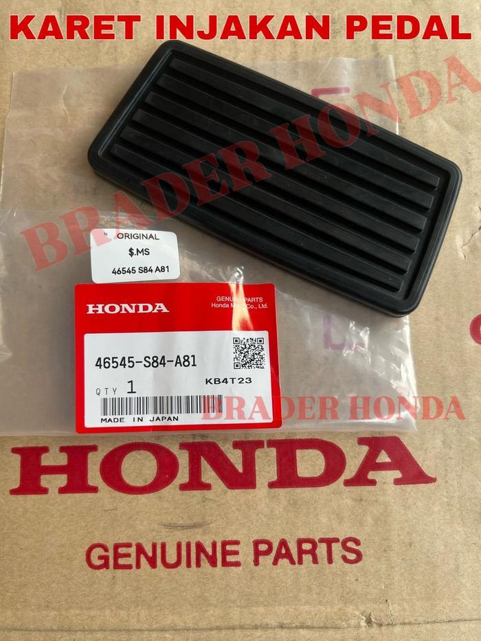 KARET PEDAL INJAKAN REM BRAKE STOP ACCORD S84 VTI VTIL CM5 ODYSSEY RB1 RB3 CRV GEN 2 3 RD4 RD6 RE1 R