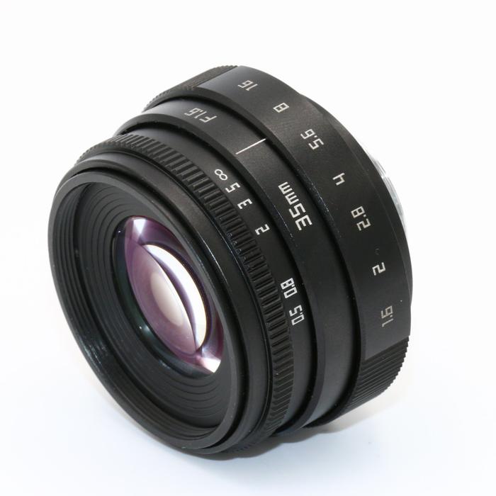 FUJIAN 35Mm F1.6 C Mount Kamera CCTV Lensa II + C Mount Adapter Ring