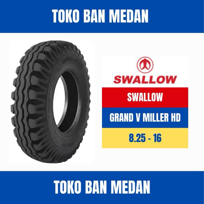 BAN TRUK SWALLOW 825 R16 16 GRAND V MILLER HEAVY DUTY
