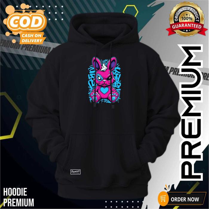 sweater hoodie cowok keren terlaris warna hitam bahan tebal gramasi 280 bahan cotton fleece big size