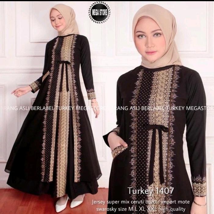 Gamis abaya model terbaru Gamis Abaya turki premium Gamis abaya kekinian
