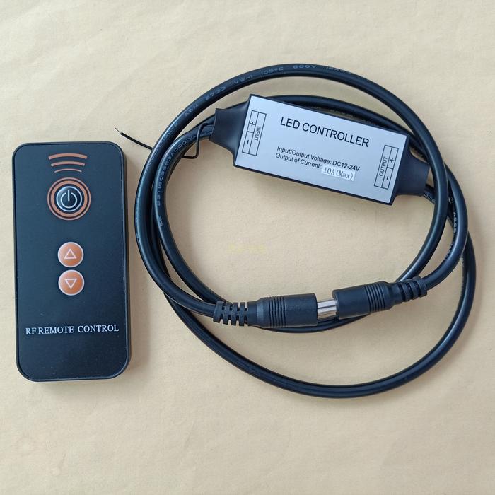 Mini dimmer RF wireless 3-key brightness adapter dc12v2v lamp with