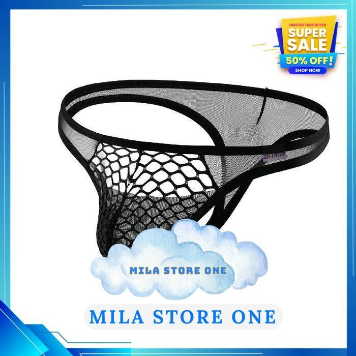 BRAVE PERSON BIKINI THONG MESH FABRIC CELANA DALAM PRIA BAHAN BERKUALITAS !!