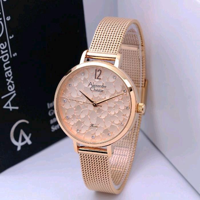 ALEXANDRE CHRISTIE 2728 AC 2728 Ac 2728 FULL ROSEGOLD WANITA ORIGINAL