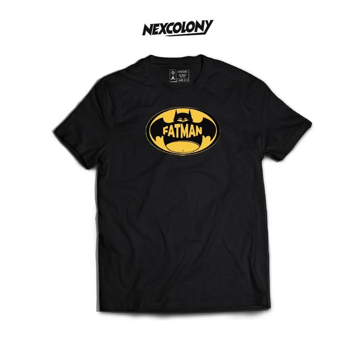 [COD] Kaos Hitam Fatman - Nexcolony Official - S