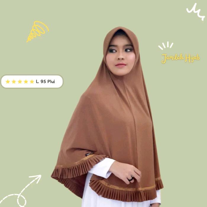 L 95 Plui Bisban Jilbab JAMILAH HIJAB | L 95 Plui Bisban ORI JAMILAH hijab Syar'i Instan Size L