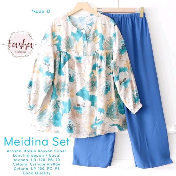 setelan dress Meidina set by fasha exclusive