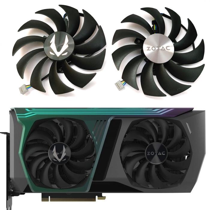 NEW 100MM 4PIN CF1010U12S RTX 3070 AMP Holo GPU Fan,For ZOTAC GAMING GeForce RTX 3070 AMP Holo Video