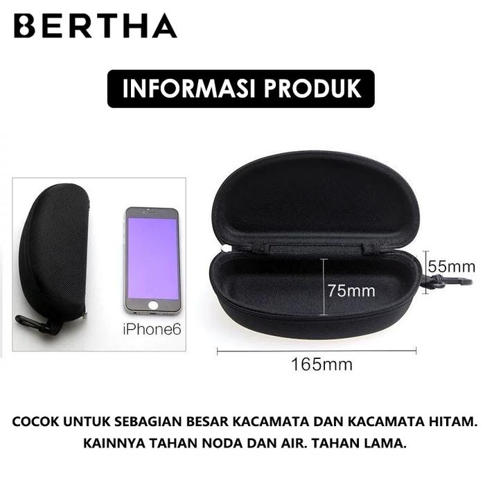 BERTHA TEMPAT KACAMATA OVERSIZED KOTAK BOX RESELETING HARD CASE TAHAN AIR ANTI PENYOK MULTIFUNGSI S1