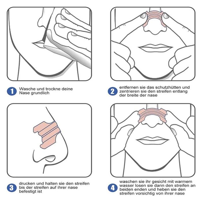 10 Lembar Plester Hidung Harmony Life Nasal Strips Nose Strips Nasal Cavity Expansion Tape