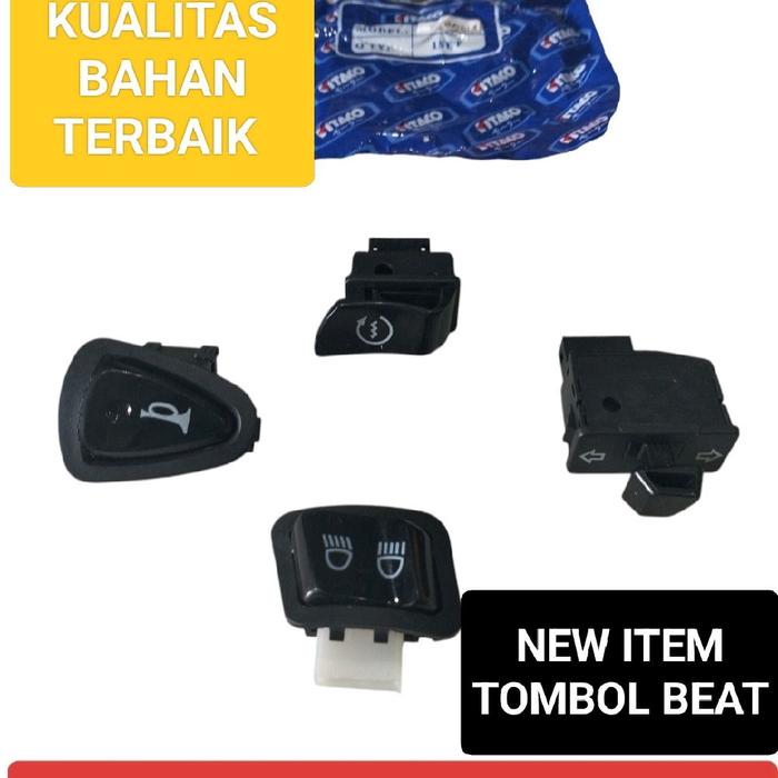 TOMBOL SAKLAR LAMPU SET KANAN KIRI ASSY HONDA BEAT SCOOPY KUALITAS SUPER