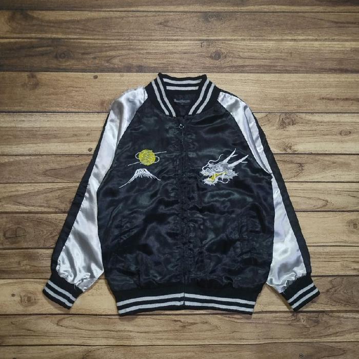 Jaket Sukajan Jimmy Dragon kids size tag 130 (7-8 tahun)