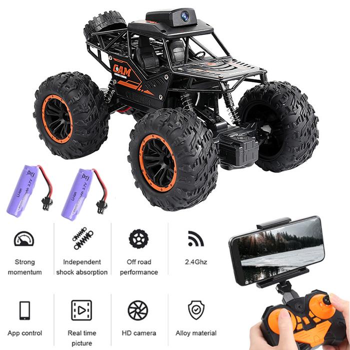 Rc Car With HD 720P WIFI FPV Camera Machine On Remote Control Stunt  2.4G SUV Radiocontrol Climbing 