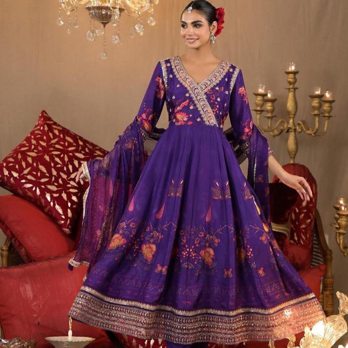 Baju dress model india modern cantik(3020)