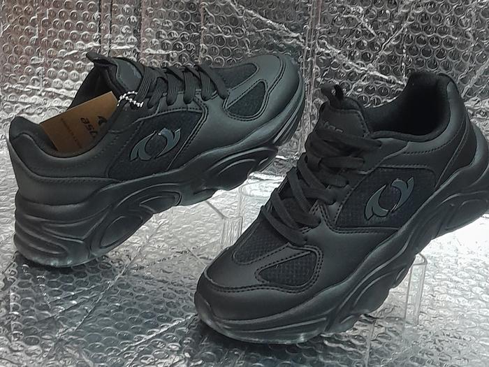 Sepatu Sekolah Anak Astec Full Black Size 36