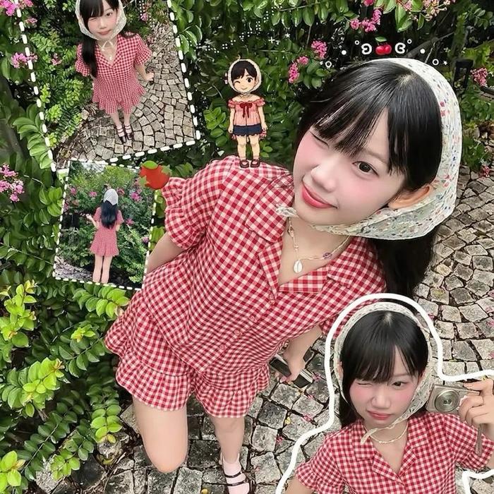 JIYA SET Blouse Ruffle Gingham Set 2in1 Rok Celana Setelan Baju Korea Outfit Piknik Aesthetic Casual