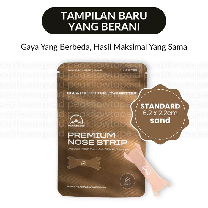 Peakflow Nasal Strip 2.0 (Strip Hidung Premium)