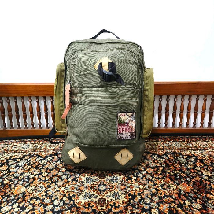 tas ransel Jeep backpack warna hijau