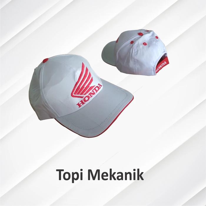 Topi Mekanik Honda AHASS Topi Honda Full Bordir