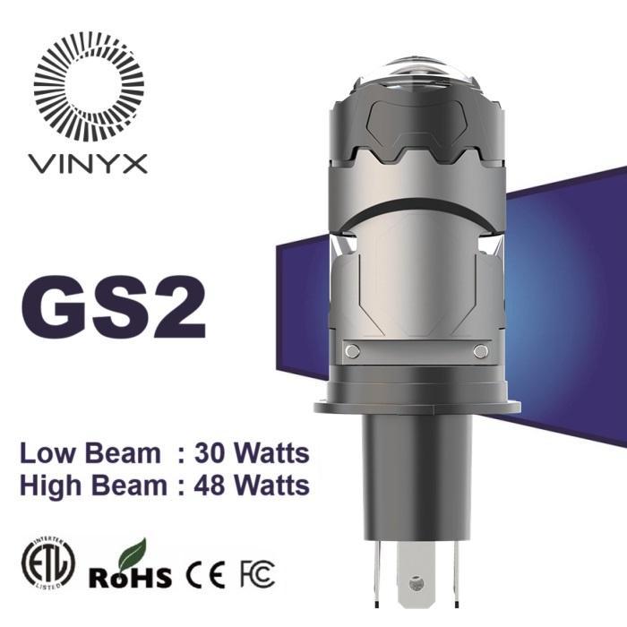 Lampu Utama LED VINYX GS2 H4 Projie H4 Mini Projector Lens Lensa Mobil Motor Headlight Headlamp ZE5