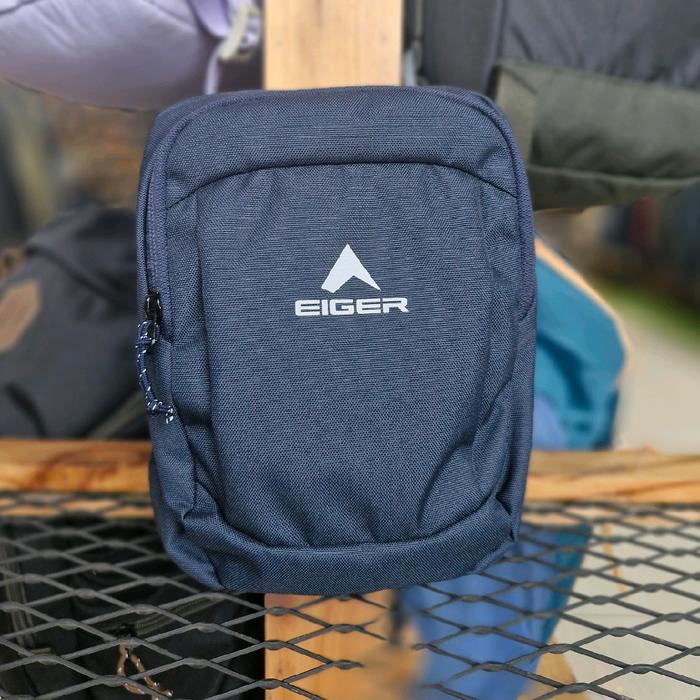 SLING BAG EIGER 10461 SWIFTLAND POUCH 1A - NAVY - KAPASITAS BESAR DAN ERGONOMIS - TAS SELEMPANG PRIA