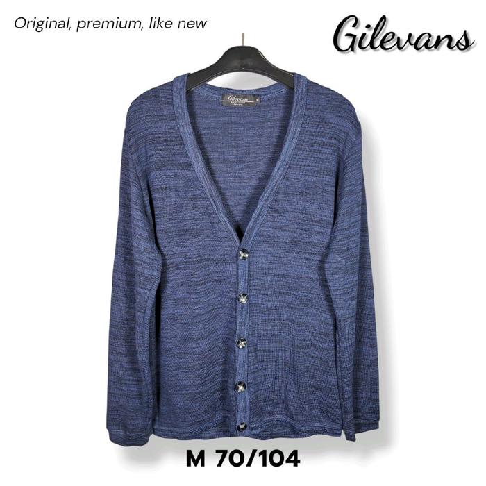 Gilevans Cardigan Sweater Sweatshirt Original Size M Jaket Blazer Pria Wanita
