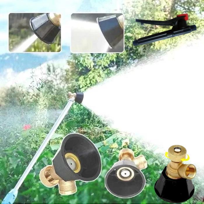 PAKET KOMPLIT SPRAYER ELEKTRIK Stik+Handle+Selang+Nozzle Kabut Kuningan Semprotan Pertanian