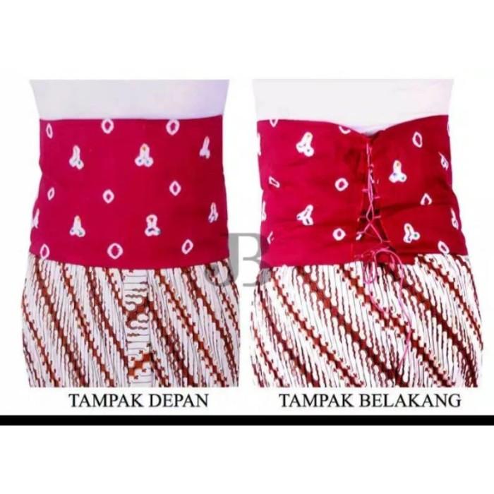 angkin jumputan instan kebaya modern / angkin jumputan kebaya