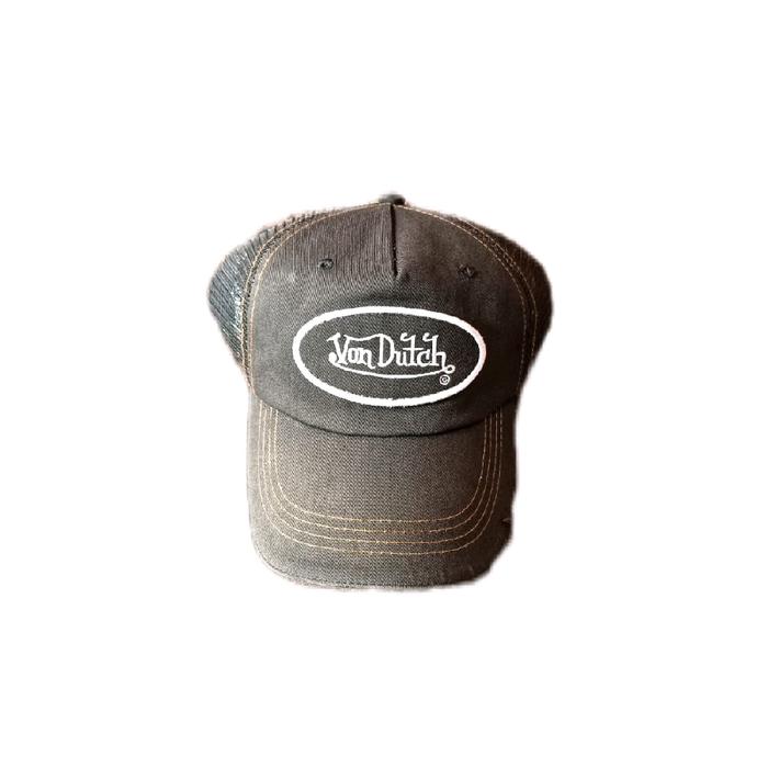 topi von dutch black logo no minus