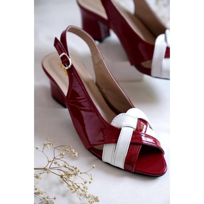 Sepatu Sandal High Heels Hak Tahu Tinggi Alice Livana Wanita Perempuan Sintetis Premium Formal Kerja