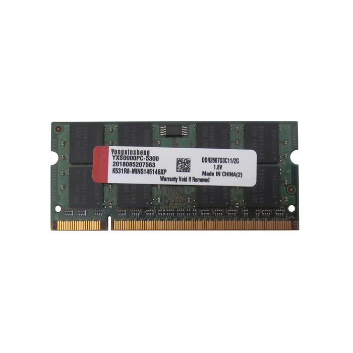 YongXinSheng DDR2 2GB 667MHZ PC2-5300S Laptop Ram Memori Yang