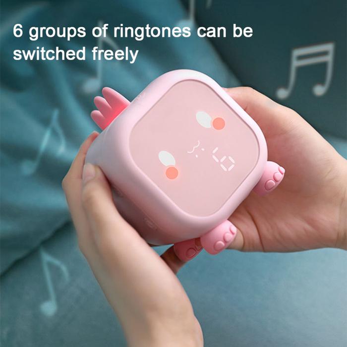 Kids Alarm Clock Cute Dinosaur Digital Alarm Clock For Kids Bedside