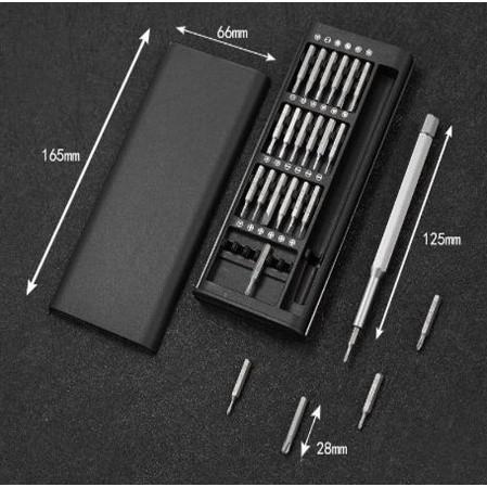 Obeng set 24in1 obeng magnet multifungsi isi 24 obeng servis hp obeng/ Multi Magnetic Screwdriver Sc