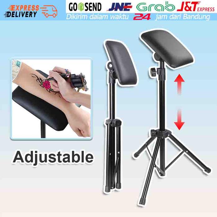IMPORT Iron Tattoo Arm Leg Rest Stand Portable Fully Adjustable Chair For Tattoo Studio Work Supply