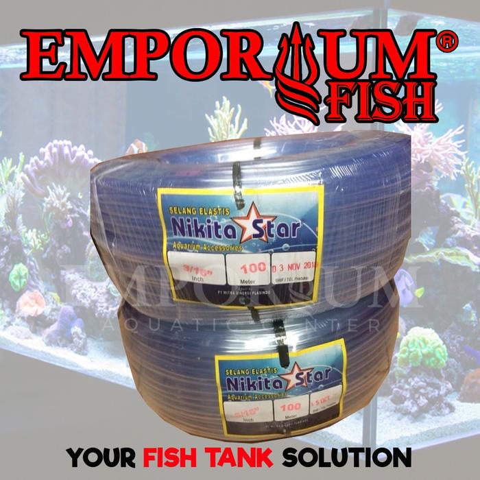 Selang Aerator Airator Akuarium Air Pump Clear Bening 100 M Roll