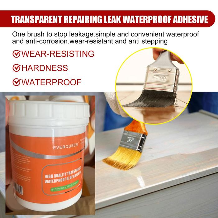 Aquaproof Waterproof Glue Lem Anti Bocor Pelapis Anti Bocor Lantai Kamar Mandi Anti Bocor Transparan