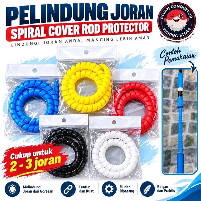 PELINDUNG JORAN SPIRAL 60CM ROD BLANK PROTECTOR KABEL REM SEPEDA ANGIN [AJ01]