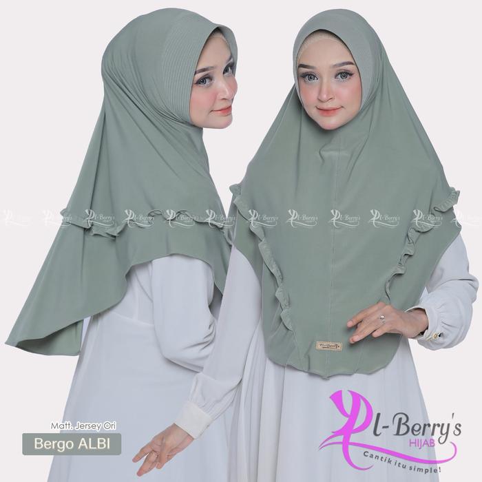 Jilbab Instan Jersey Bergo Albi By El Berrys Hijab Cantik Kerudung