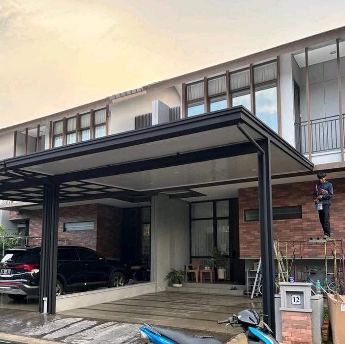 Kanopi Tiang WF & Hollow Galvanis Alderon Double Layer Twinwal Plafon PVC List Profil Talang Air DLL