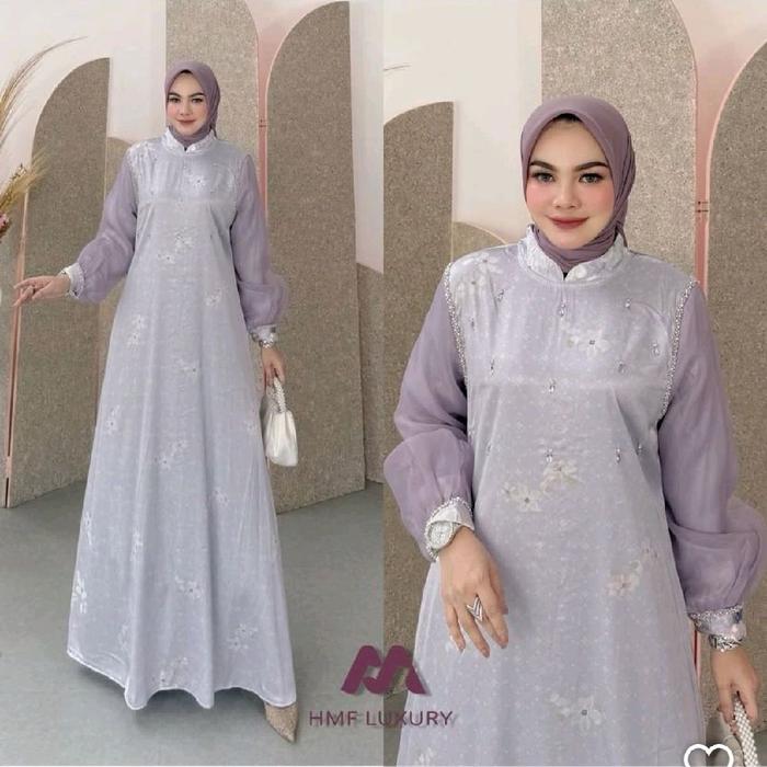 Abila dress vol 5 by hmf luxury gamis muslim wanita
